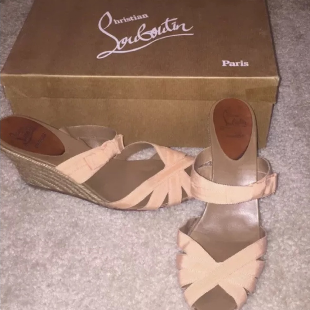 Christian Louboutin Delfin Ribbon Espadrilles